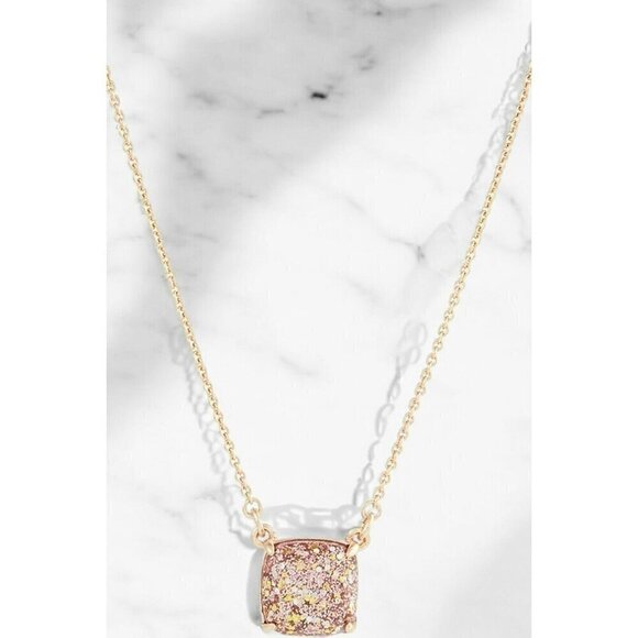 kate spade Jewelry - Kate Spade New York Cause A Stir Glitter Pendant Necklace in Rose Gold